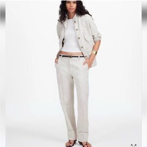 Sz 27 | The Dean Easy Straight Pant | Bone